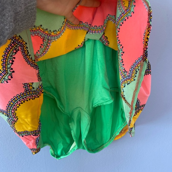 Vintage Jantzen Halter Neck Skirted One Piece Swimsuit Playsuit Size 16 - Picture 3 of 7